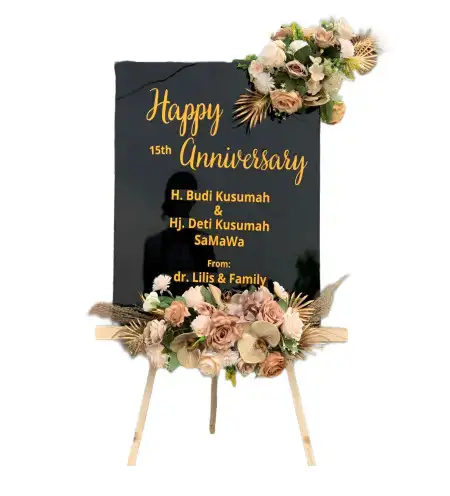 Papan Bunga Akrilik Wanakarsa